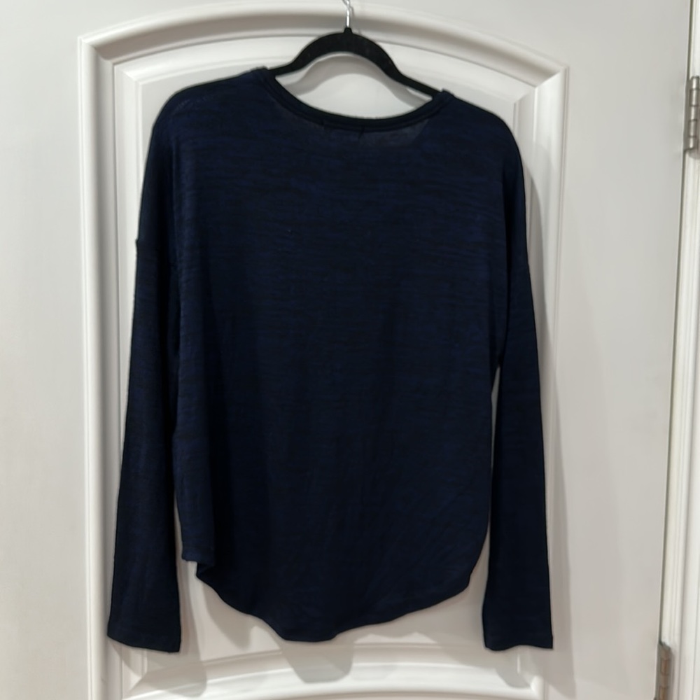 Rag & bone navy/black beautiful top size M - Picture 5 of 10